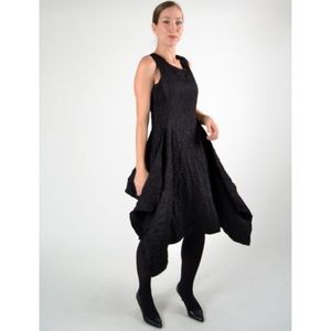 Porto San Francisco Black Vixen Asymmetrical Skirt Dress 1 US Small